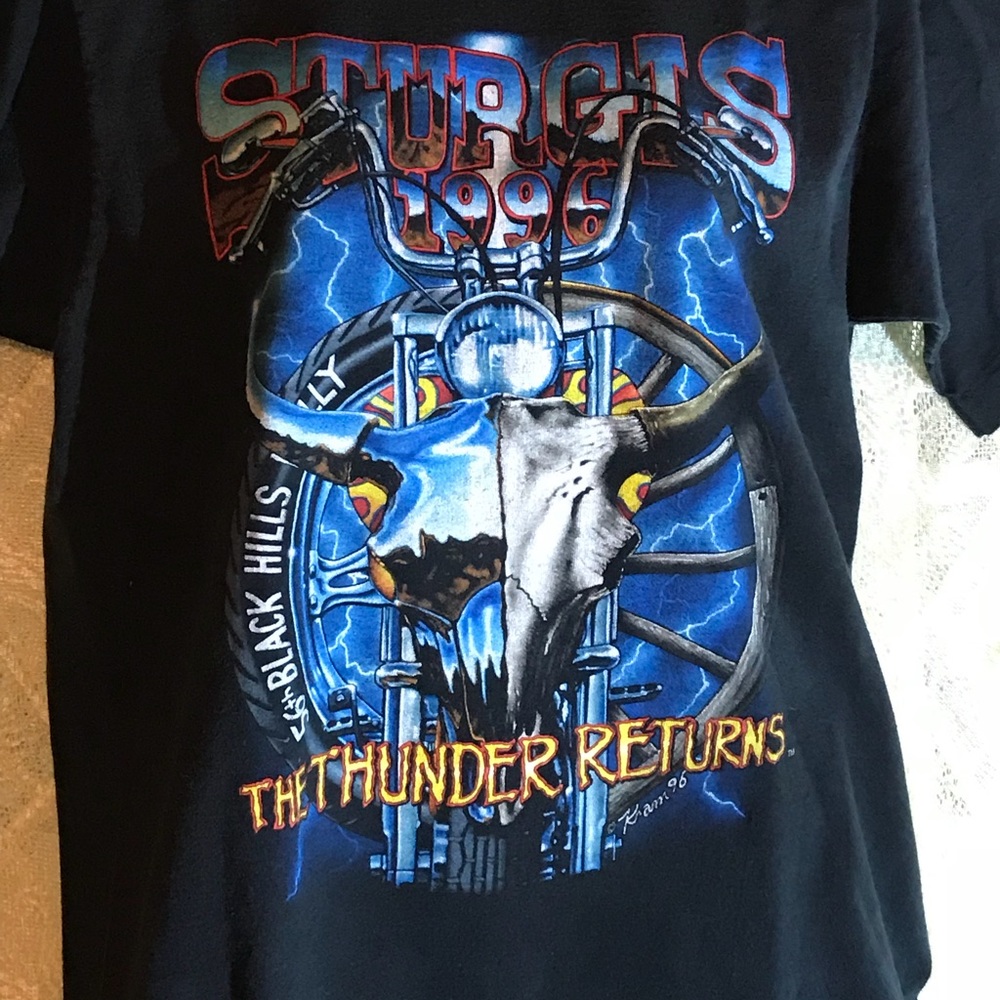 Vintage 1996 Sturgis Bike Rally Tee